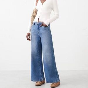 Banana Republic High Waisted Wide Leg Jeans~4
